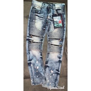 Heritage America boys bleached skiny jean 14 BNWOT